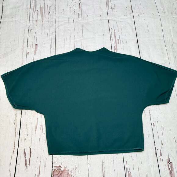 Karolina Zmarlak Tops - Karolina Zmarlak Emerald Short Sleeve Dolman Top NY Made Luxury Wear Size L